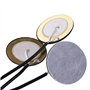 Pyugxab Microphone de contact piézoélectrique 3 micros transducteurs et 53,3 cm Longueur du câble 1/4" Prise de sortie 2 en 1 Di
