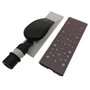 PAMENET Lot de 4 blocs de ponçage en plastique noir sans poussière pour ponceuse manuelle 200 x 70 mm