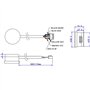 iFutniew XKC Y25 T12V Détecteur de niveau de liquide Détecteur d'eau sans contact Fabricant Bâton à induction Type XKC-Y25-V