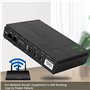 Sujurio 5V 9V 12V Alimentation Sans Coupure Mini UPS POE 10400MAh Batterie de Secours pour Routeur WiFi CCTV (Prise UE)