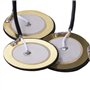 Lot de 10 microphones de contact piézoélectriques 3 micros transducteurs avec prise jack à broches pour Kalimba