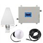 Yominerr Amplificateur de Signal Tri-Bande 2G 3G 4G 5G 900 1800 2100 MHz GSM WCDMA LTE Répéteur de Signal Universel Prise UE