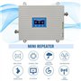 Yominerr Amplificateur de Signal Tri-Bande 2G 3G 4G 5G 900 1800 2100 MHz GSM WCDMA LTE Répéteur de Signal Universel Prise UE