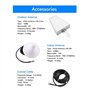 Yominerr Amplificateur de Signal Tri-Bande 2G 3G 4G 5G 900 1800 2100 MHz GSM WCDMA LTE Répéteur de Signal Universel Prise UE