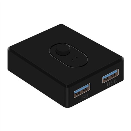 Reykentu Commutateur KVM USB 3.0 1X2/2X1 Commutateur Répartiteur USB Contrôleur Partagé pour Ordinateur Portable Imprimante Clav