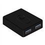Reykentu Commutateur KVM USB 3.0 1X2/2X1 Commutateur Répartiteur USB Contrôleur Partagé pour Ordinateur Portable Imprimante Clav