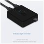 Reykentu Commutateur KVM USB 3.0 1X2/2X1 Commutateur Répartiteur USB Contrôleur Partagé pour Ordinateur Portable Imprimante Clav