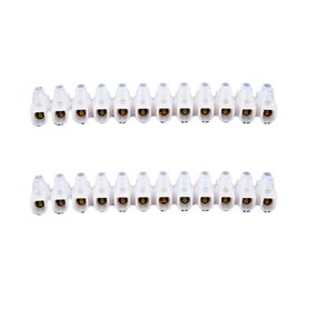TsoLay 2 x 60 A - Barrettes à 12 broches - Connecteur de câble électrique Amp : barre de raccordement 60 A