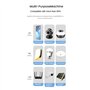 Sweetness Alimentation Sans Coupure 5V 9V 12V UPS POE 10400MAh Batterie de Secours pour Routeur WiFi CCTV (Prise UE)