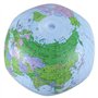 Sujurio 16 pouces Globe terrestre Jouet de globe gonflable Globe de formation geographie Globe terrestre de formation 40 cm