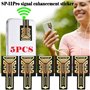 Junterone 5 PièCes Portable Portable Signal Enhancement Stickers Booster SP11 Pro Antenne Signal Amplificateur pour Smart Phones