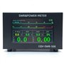 Qwertfeet Compteur numérique SWR 200 W, 1,8-54 MHz, compteur de puissance stationnaire avec écran IPS couleur de 4,3 pouces pour