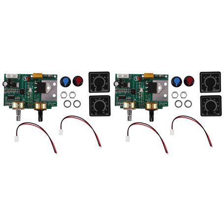 Lot de 2 panneaux de commande de machine de soudage par points pour remplacer le relais de réglage du temps et de courant