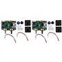 Lot de 2 panneaux de commande de machine de soudage par points pour remplacer le relais de réglage du temps et de courant