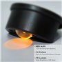 Remingtape Lot de 4 lampes solaires pour bord de piscine intégrées, décorations de piscine étanches sans fil pour piscines hors-