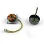 Kznifmk Générateur Manuel à Manivelle pour Éolienne, Moteur Triphasé à Courant Alternatif Micro-Brushless de 3-24V, Équipement D