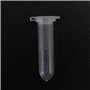 FYOBOT 500 PièCes 2Ml Micro-Centrifugeuse Tube Tube à Essai Flacon Flacons en Plastique Transparent Conteneur Bouchon à Pression