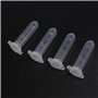 FYOBOT 500 PièCes 2Ml Micro-Centrifugeuse Tube Tube à Essai Flacon Flacons en Plastique Transparent Conteneur Bouchon à Pression
