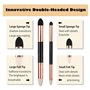 Lbvzxkad 12 Stylos Éponge pour Mélange de Croquis, Double Tête, Lavables et Réutilisables, Mélangeurs D'Art pour Dessin de Souch