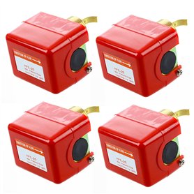 Uikdjgu 4X AC 220V 15A Filetage Male SPDT Pagaie Contacteur de Debit -25