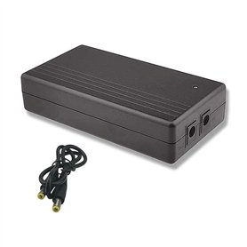 Multiprise Mini UPS Batterie de Secours DC Alimentation de Sécurité Alimentation de Secours Noir ABS Alimentation Sans Coupure (