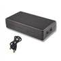 Multiprise Mini UPS Batterie de Secours DC Alimentation de Sécurité Alimentation de Secours Noir ABS Alimentation Sans Coupure (