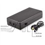 Multiprise Mini UPS Batterie de Secours DC Alimentation de Sécurité Alimentation de Secours Noir ABS Alimentation Sans Coupure (