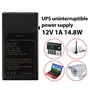 Multiprise Mini UPS Batterie de Secours DC Alimentation de Sécurité Alimentation de Secours Noir ABS Alimentation Sans Coupure (