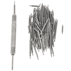 Persistence - Montre Acier Inoxydable Argent 108Pcs 8-25Mm Bracelet De Montre Homme-Femme Facile à Lire
