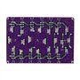 Flcivsh Carte de Filtre Passe-Bas Ondes Courtes HF 10 Bandes Filtre Passe-Bas 1500 W 50 Ohm 1,8-54 MHz Support SSB CW FM pour Am