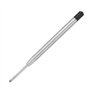Sujurio Recharge D'Encre Noire 10X pour Stylo à Bille, Pointe Fine Moyenne Commune pour le Style