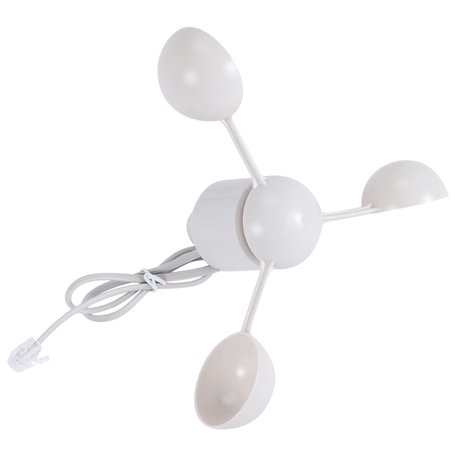 MRNHA WH-SP-WS01 AnéMomèTre Instrument de Mesure de la Vitesse Du Vent Capteur de Vitesse Du Vent Instrument MéTéOrologique pour
