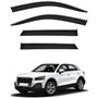 CaoYH Deflecteurs d'air pour Audi Q2 MK1 2018-2024 Déflecteurs Vent deflecteur Déflecteurs de Vent Pluie d'air Anti-buée Pare-Pl