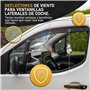 CaoYH Deflecteurs d'air pour Audi Q2 MK1 2018-2024 Déflecteurs Vent deflecteur Déflecteurs de Vent Pluie d'air Anti-buée Pare-Pl