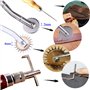 HOSTK 33pc DIY En Cuir Artisanat Main Kit Outils Ensemble pour Coudre Coudre Estampage Sculpture Selle En Cuir Artwork Accessoir