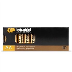 GP Lot de 10 Piles alcalines AA industrielles 1