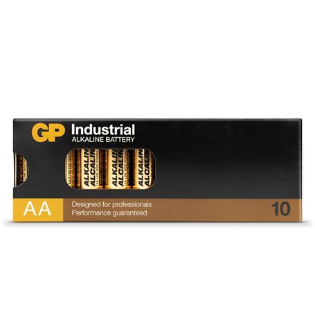 GP Lot de 10 Piles alcalines AA industrielles 1