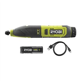RYOBI - Ciseaux à bois 4V - Câble USB C - 1 batterie 2