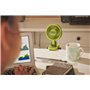 Ventilateur 4V USB Lithium - diamètre 9 cm -2 vitesses 120/90 tr/min - tête orientable haut/bas & droite/gauche - (Vendu sans ba