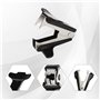 Eagle Mini Ôte-agrafes Bureau Dégrafeur Document pour Enlever des Agrafes en Acier Inoxydable Lot de 3 Noir
