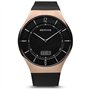 BERING Montre homme mouvement radio - collection radiocommandée avec acier inoxydable et verre saphir 51640-166