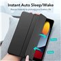 ESR Coque avec Rabat à Trois Volets Compatible avec iPad 9e/8e/7e Génération sorti en (2021,2020, 2019), Auto Veille/Réveil, Étu