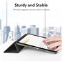 ESR Coque avec Rabat à Trois Volets Compatible avec iPad 9e/8e/7e Génération sorti en (2021,2020, 2019), Auto Veille/Réveil, Étu