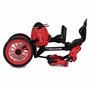 Rollplay 45714 Drifter Pédale Pliable pour Enfants à partir de 1,5 Ans Charge Max. 35 kg Rouge