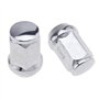 Lot de 16 écrous de roue M12 x 1,5 conique 60 degrés 19/21 mm clé hexagonale pour BMW, Chevrolet, Ford, Mazda