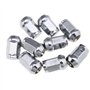 Lot de 16 écrous de roue M12 x 1,5 conique 60 degrés 19/21 mm clé hexagonale pour BMW, Chevrolet, Ford, Mazda