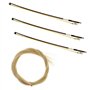 Create idea Remplacement Crin de Cheval Mongol Cheveux pour Violon Alto Violoncelle Basse Arc Violon Arcs