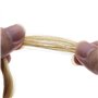 Create idea Remplacement Crin de Cheval Mongol Cheveux pour Violon Alto Violoncelle Basse Arc Violon Arcs