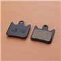 OTOTEC 2 Paires Plaquettes de Frein à Disque Vélo Semi-métalliques en Résine Épaisseur 4mm Ressorts Clips de Fixation Compatible