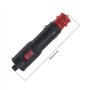 2X Voiture 12-24V Allume-Cigare Connecteur de Prise Mâle Fusible 8Amp avec Interrupteur Lumineux Marche/Arrêt Rouge pour Camions